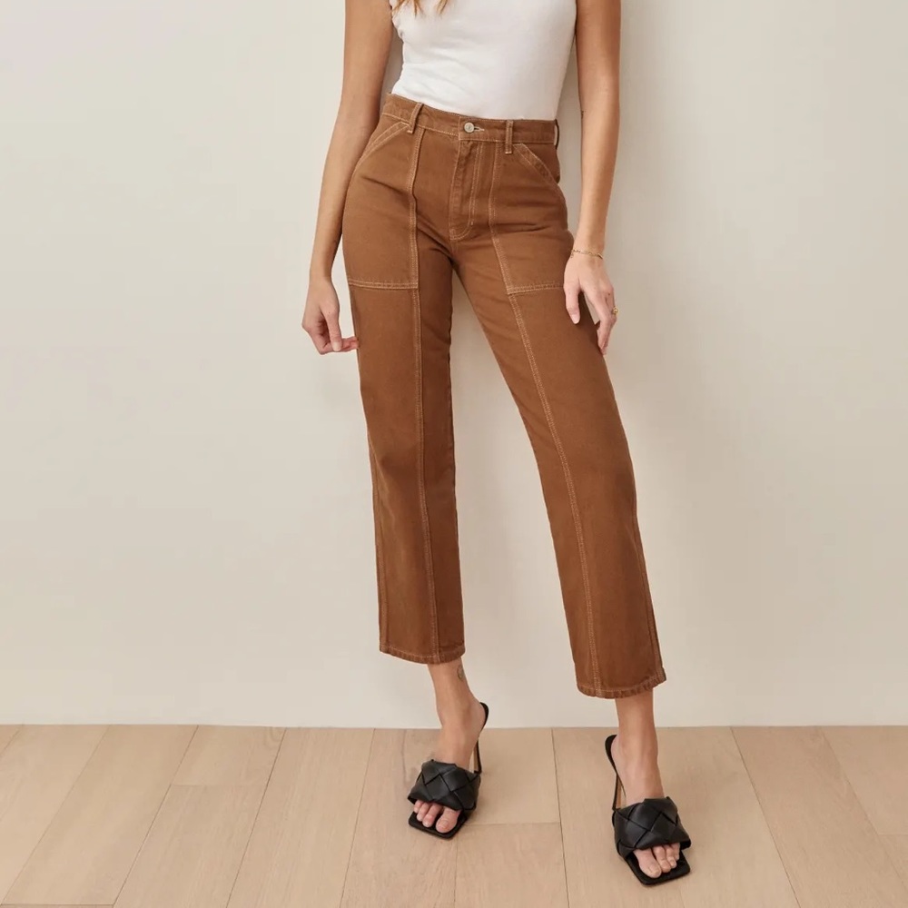 Reformation carpenter jeans size 25/26